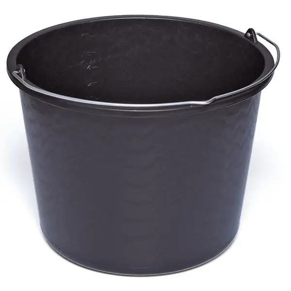 [HP20064] SEAU DE MAÇON – 20 L – NOIR
