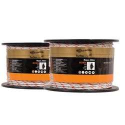 CORDON PERMANENT TURBOLINE PAQUET DUO  BLANC 200 M