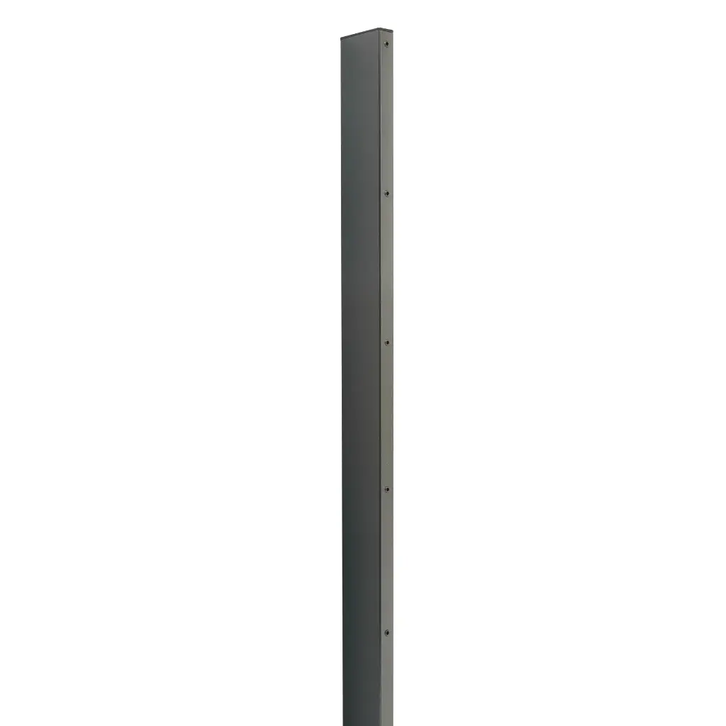 [ZENI11A] POTEAU ZENTURO SUPER 12x4 CM RAL BF7016M (110 cm)
