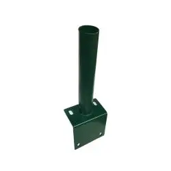 [PLCKR60V] PLATINE POUR MUR DE SOUTENNEMENT A VISSER  (Vert RAL6005, Ø60)