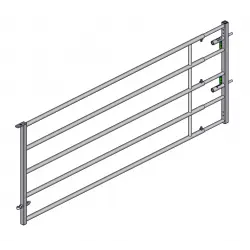 [PAEXT2-3] PORTAIL AGRICOLE EXTENSIBLE (De 200 à 300 cm)