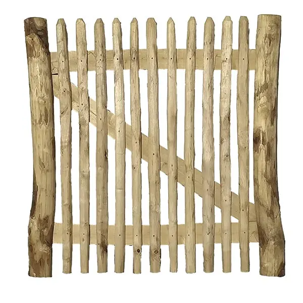 [491025] PORTE CHATAIGNIER SIMPLE (INCL SET DE MONTAGE) (100 cm, 100 cm)