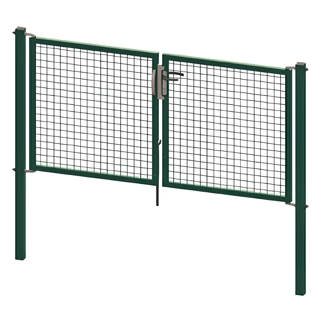 PORTE DE JARDIN DOUBLE A MAILLES CARREES