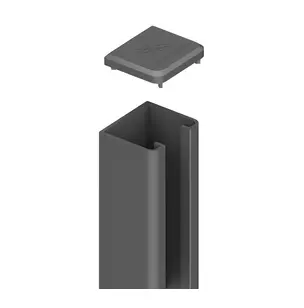 [2414] SYSTEM PROFILÉ DE MONTAGE EN U (Anthracite, 105 cm)