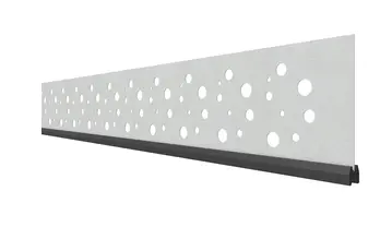 [2431] SYSTEM KIT LAME DÉCORATIVE ACIER INOX  (15 cm, Bubble)