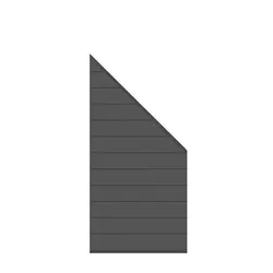 [3976] SYSTEM ALU PLUS, KIT PANNEAU DE RACCORD 91 X 184 SUR 94 CM (Anthracite)