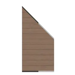 SYSTEM CLASSIC BOIS COMPOSITE, KIT PANNEAU DE RACCORD 91 X 183 SUR 93 CM