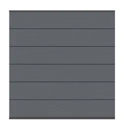 [2594] SYSTEM XL BOIS COMPOSITE, KIT PANNEAU 178 X 184 CM (Anthracite, Anthracite)