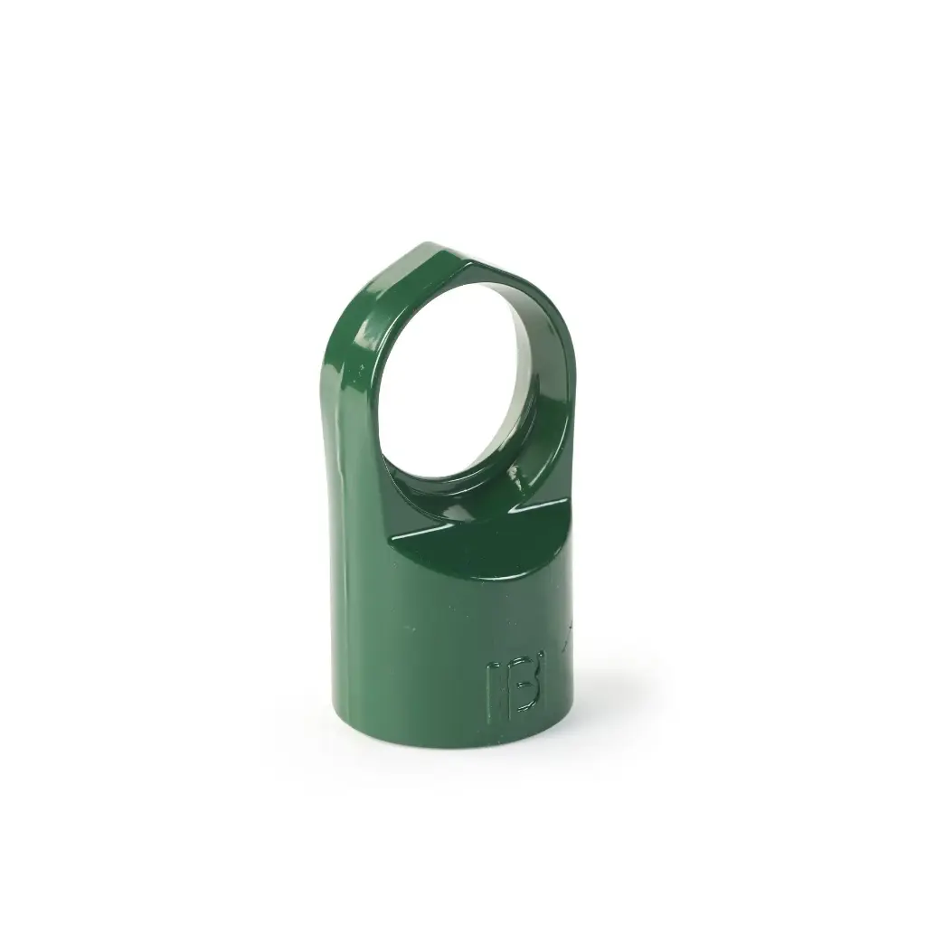 [LTP48V] TETE SUPPORT DE LISSE (Vert RAL6005, Ø48, Ø42MM)