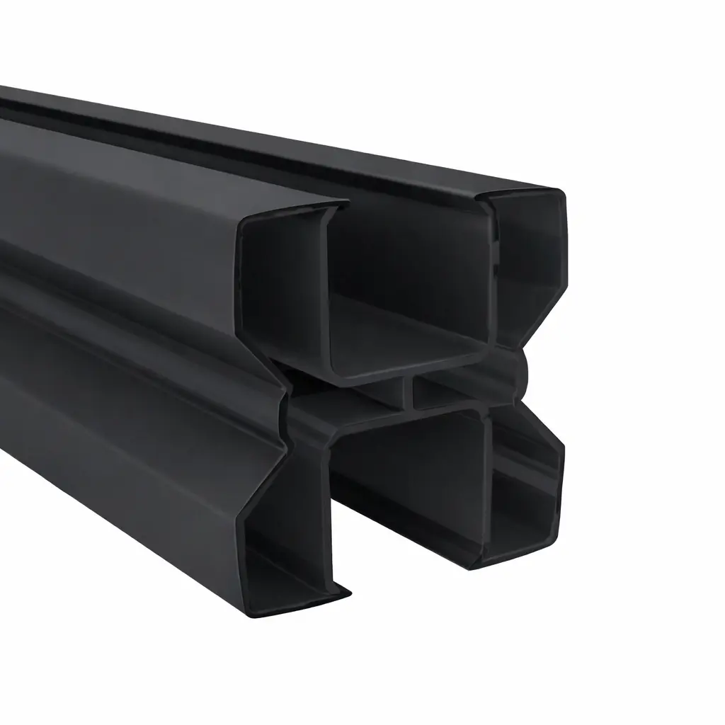 [DF1PA82-21-7021] Poteau Duofuse aluminium (210 cm, RAL7021)