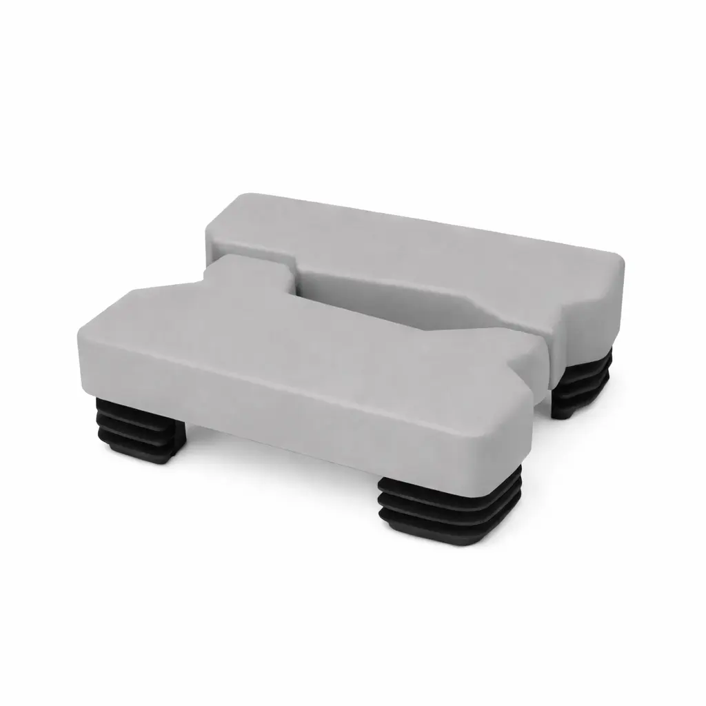 [DF1CA4.1-7030] Chapeau pour poteau d'angle Duofuse (RAL7030)