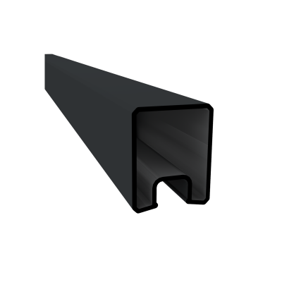 [DF1UA28-1.8-7021] Profilé Haut en aluminium Duofuse (RAL7021, 180 cm)