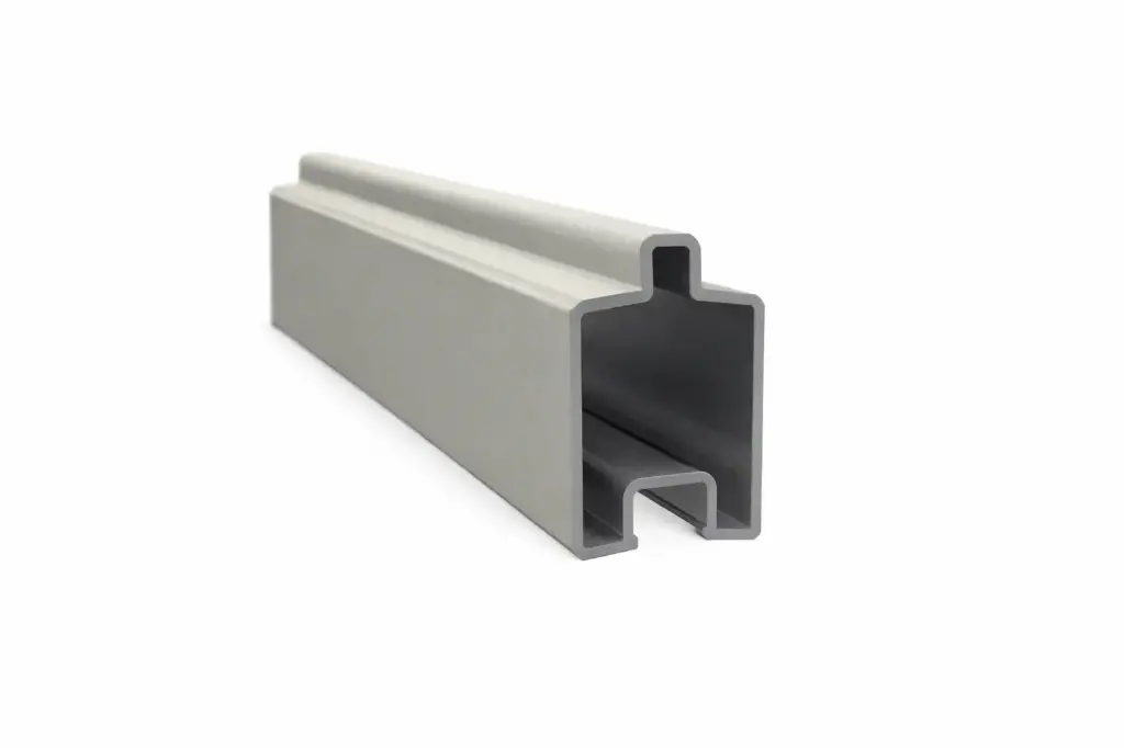 Profilé bas rainuré-languetté en aluminium Duofuse