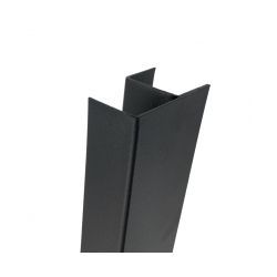 [GLPHPZ] H-FENCEPOST HP PROFILE DE COIN 2200MM RAL9005 NOIR