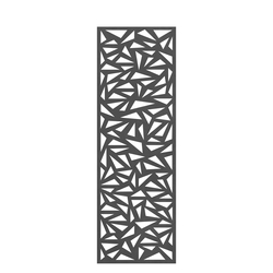 [2835] SYSTEM GRILLE TRIGON ANTHRACITE 60 X 180 CM