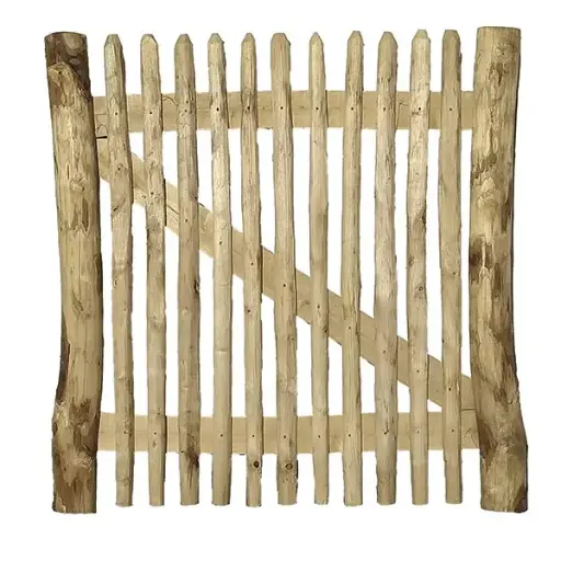 PORTE CHATAIGNIER SIMPLE (INCL SET DE MONTAGE)